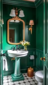 17 Emerald Green Bathroom Designs to Wow and Inspire