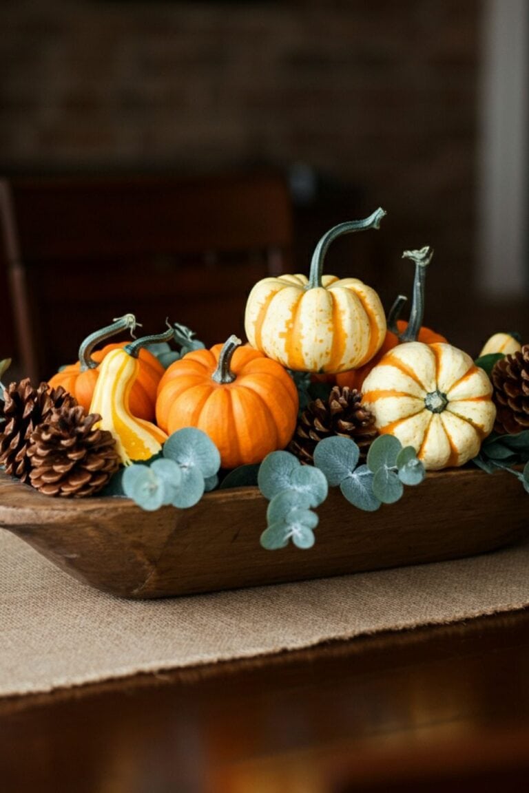 12 Farmhouse Fall Table Centerpiece Ideas
