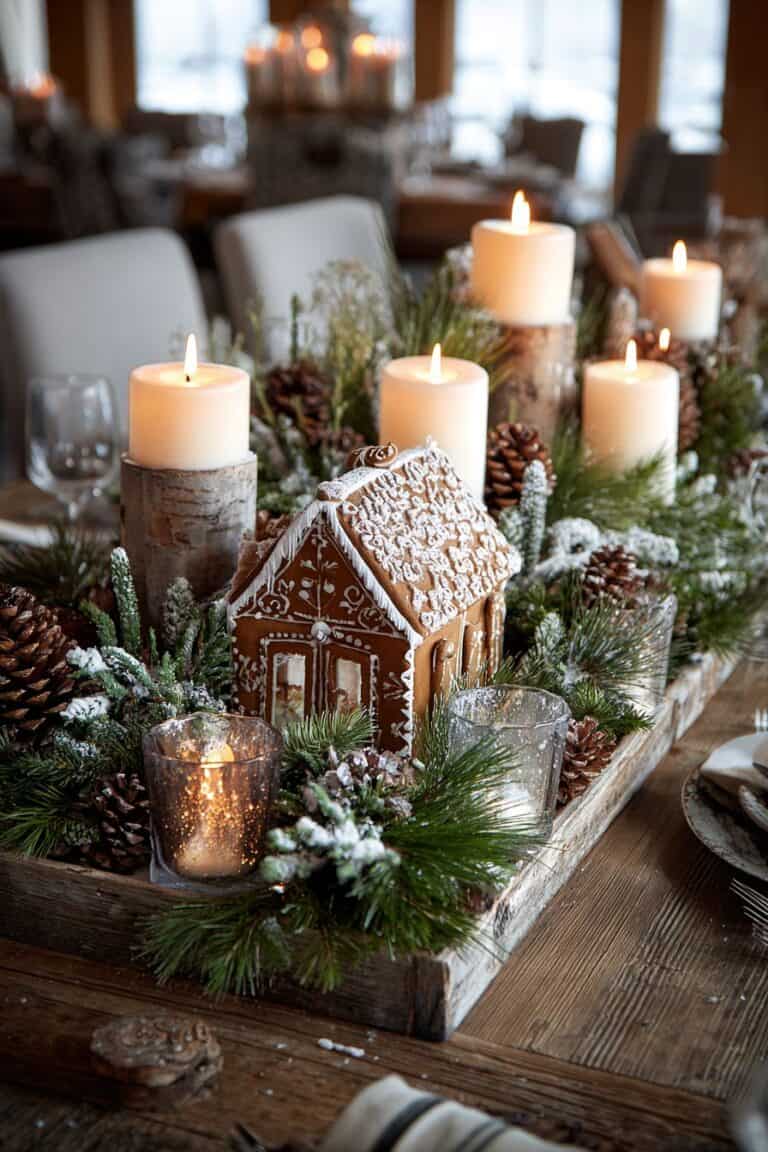 Sweet Holiday Charm: 20 Gingerbread Christmas Decor Ideas