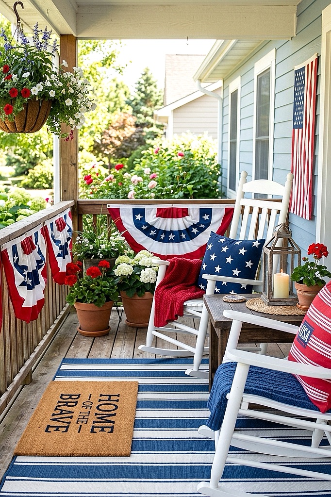 Patriotic Front Porch Ideas You’ll Want to Copy This Summer