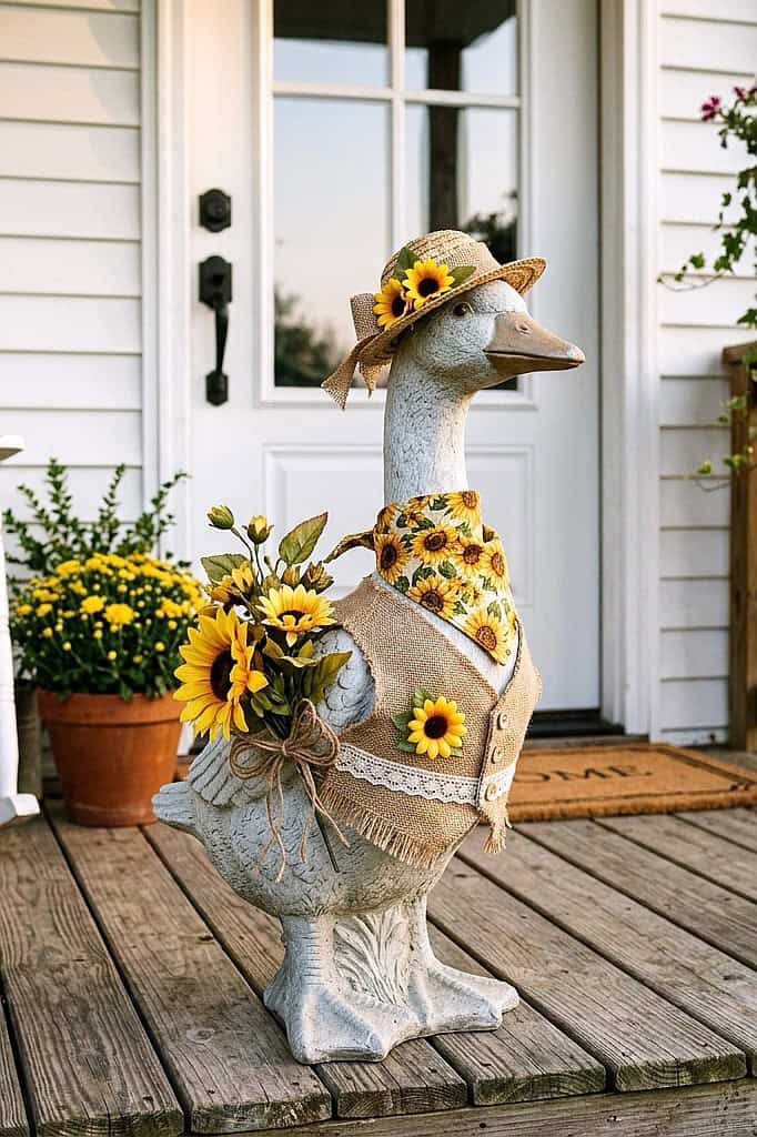 12 Summer Themed Porch Goose Ideas
